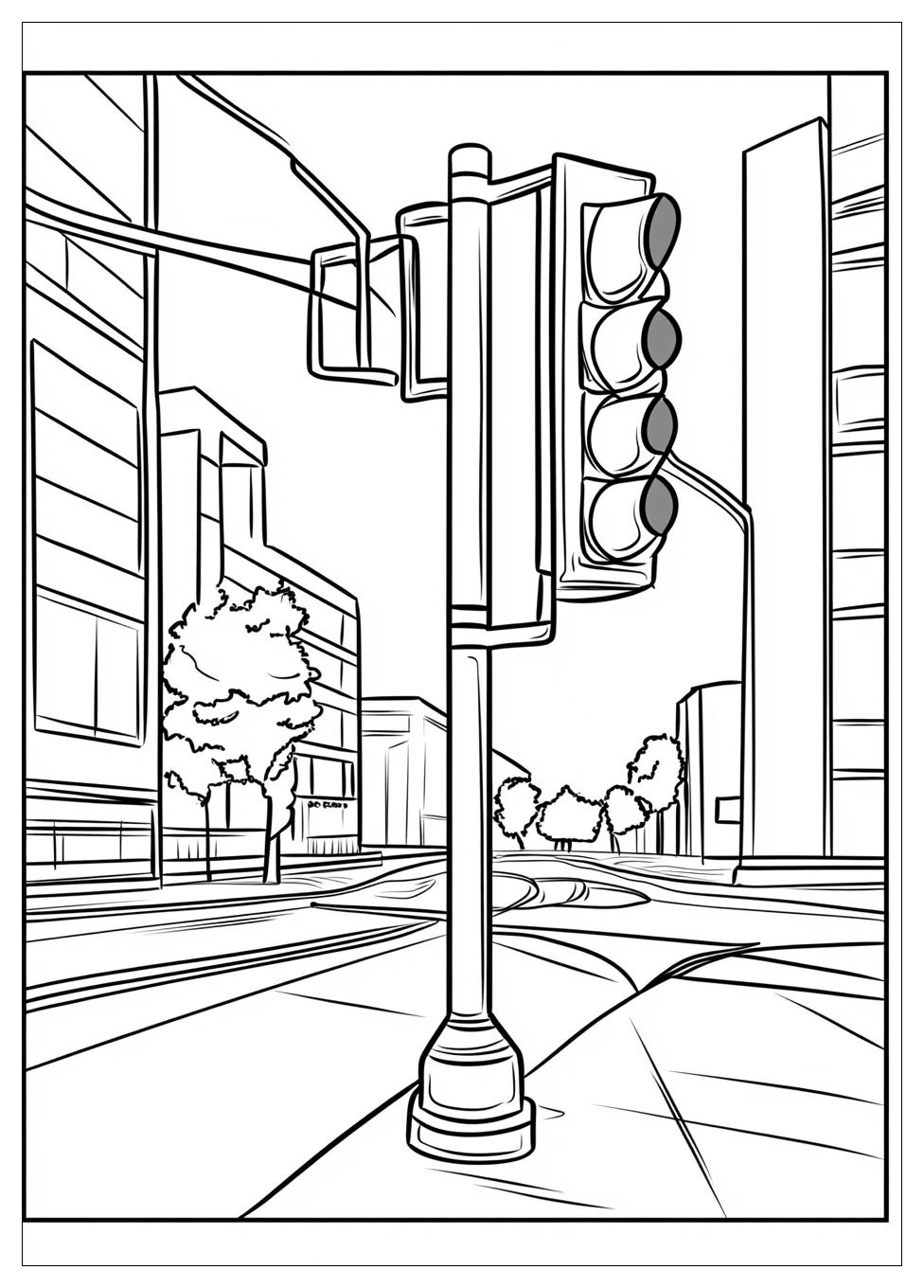 Traffic Light Color Pages-18