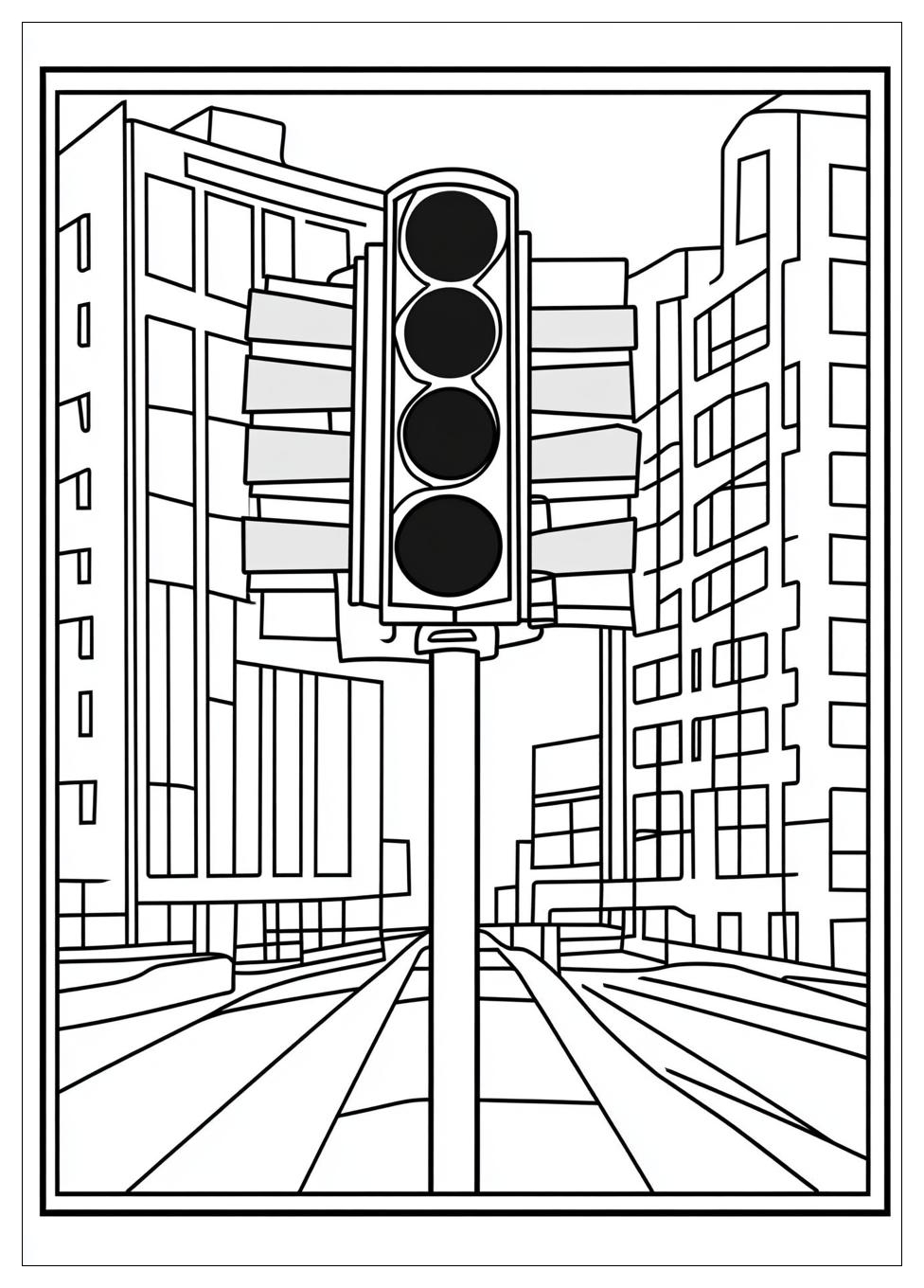 Traffic Light Color Pages-19