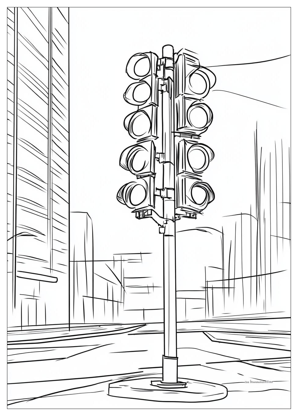 Traffic Light Color Pages-20