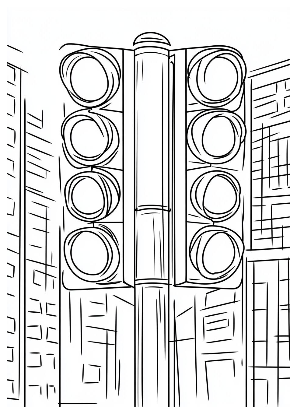 Traffic Light Color Pages-6