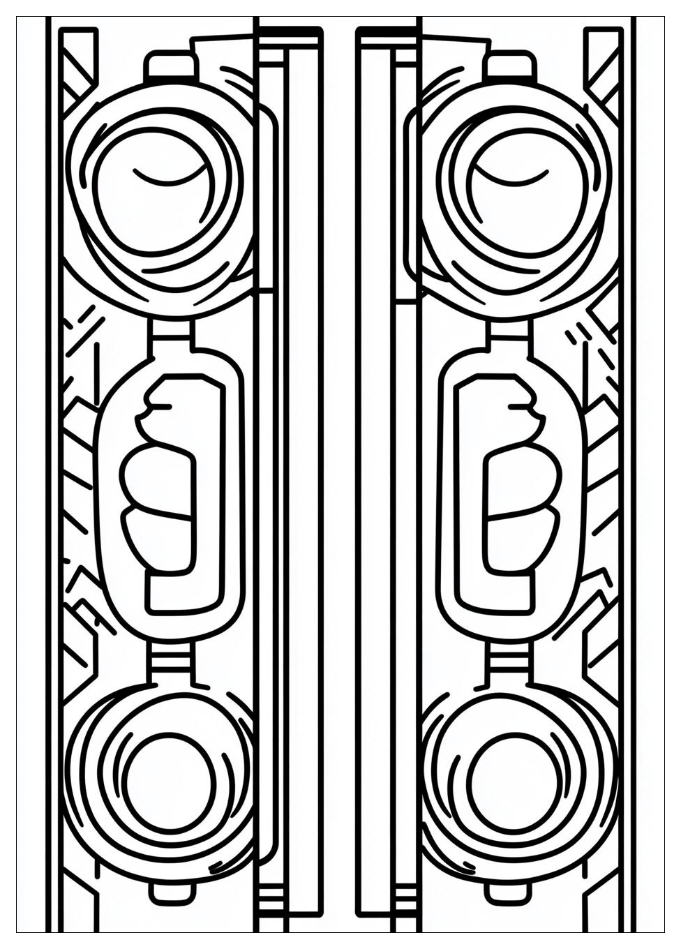 Traffic Light Color Pages-7
