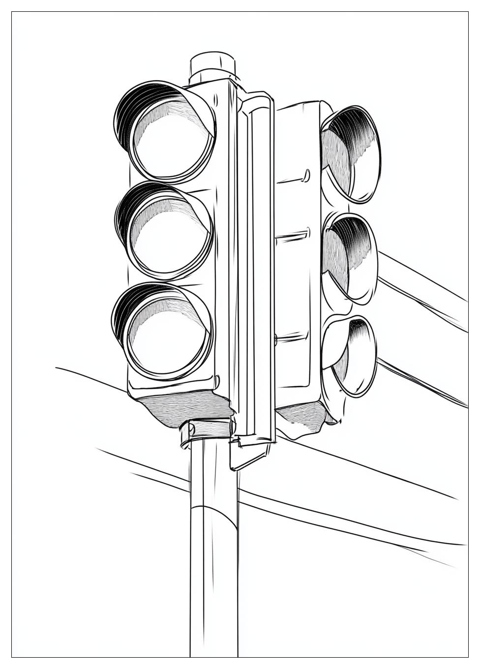 Traffic Light Color Pages-9