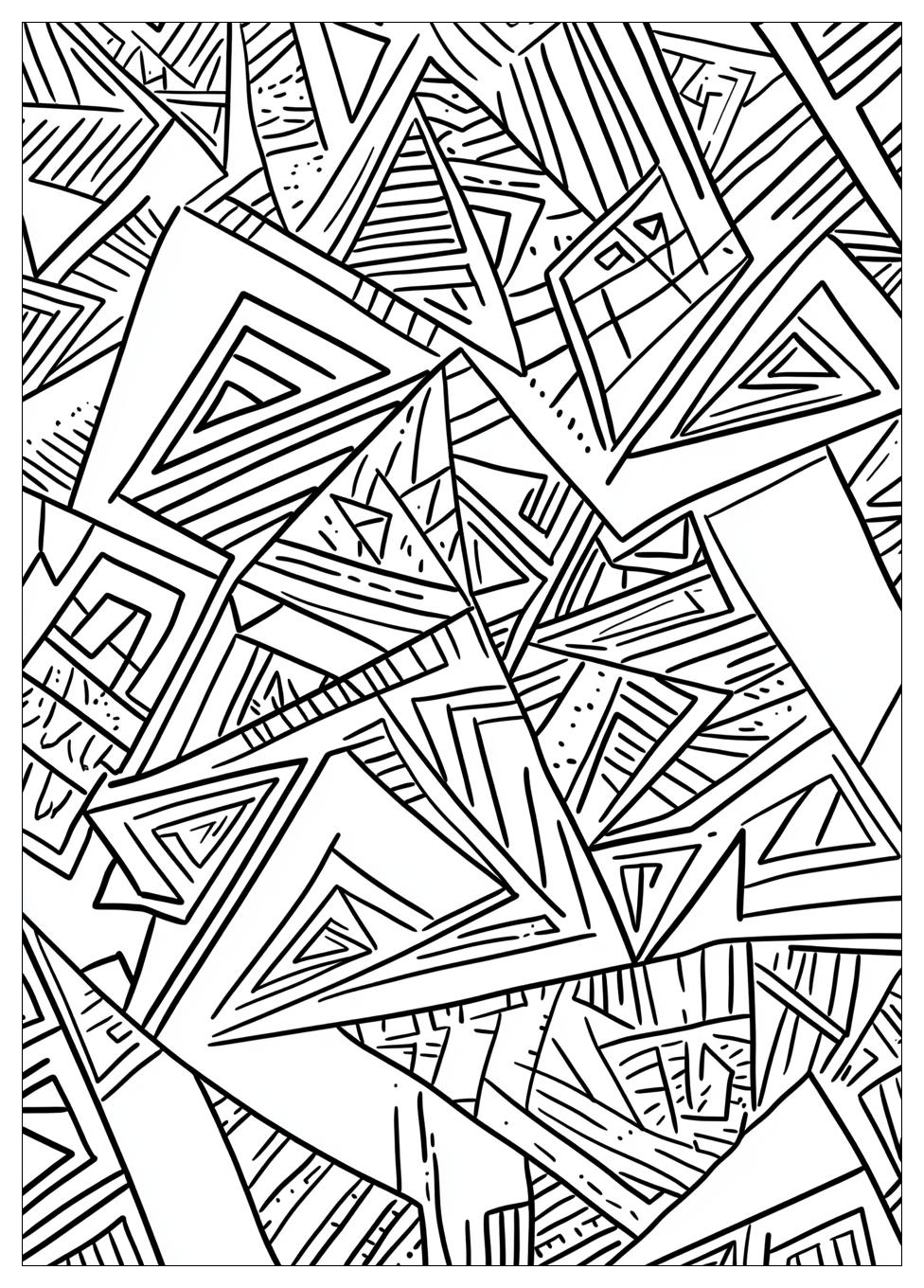 Free Printable Triangle Coloring Pages 1 Triangle Coloring Pages-1