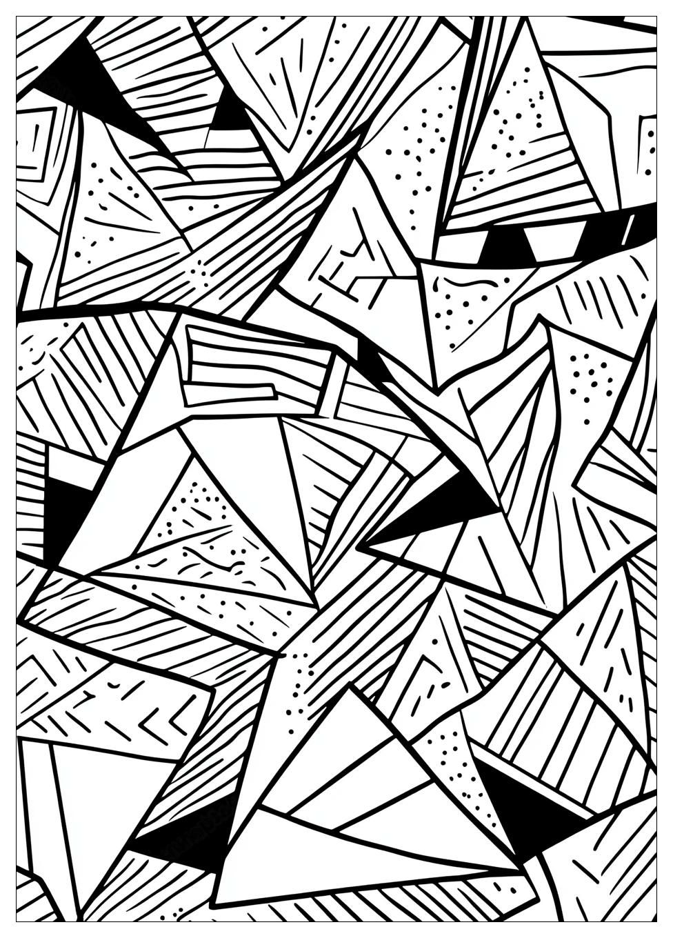 Free Printable Triangle Coloring Pages 11 Triangle Coloring Pages-11