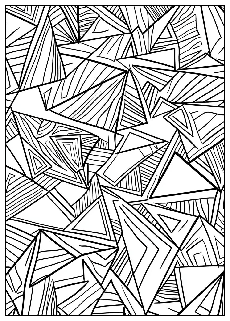 Free Printable Triangle Coloring Pages 13 Triangle Coloring Pages-13