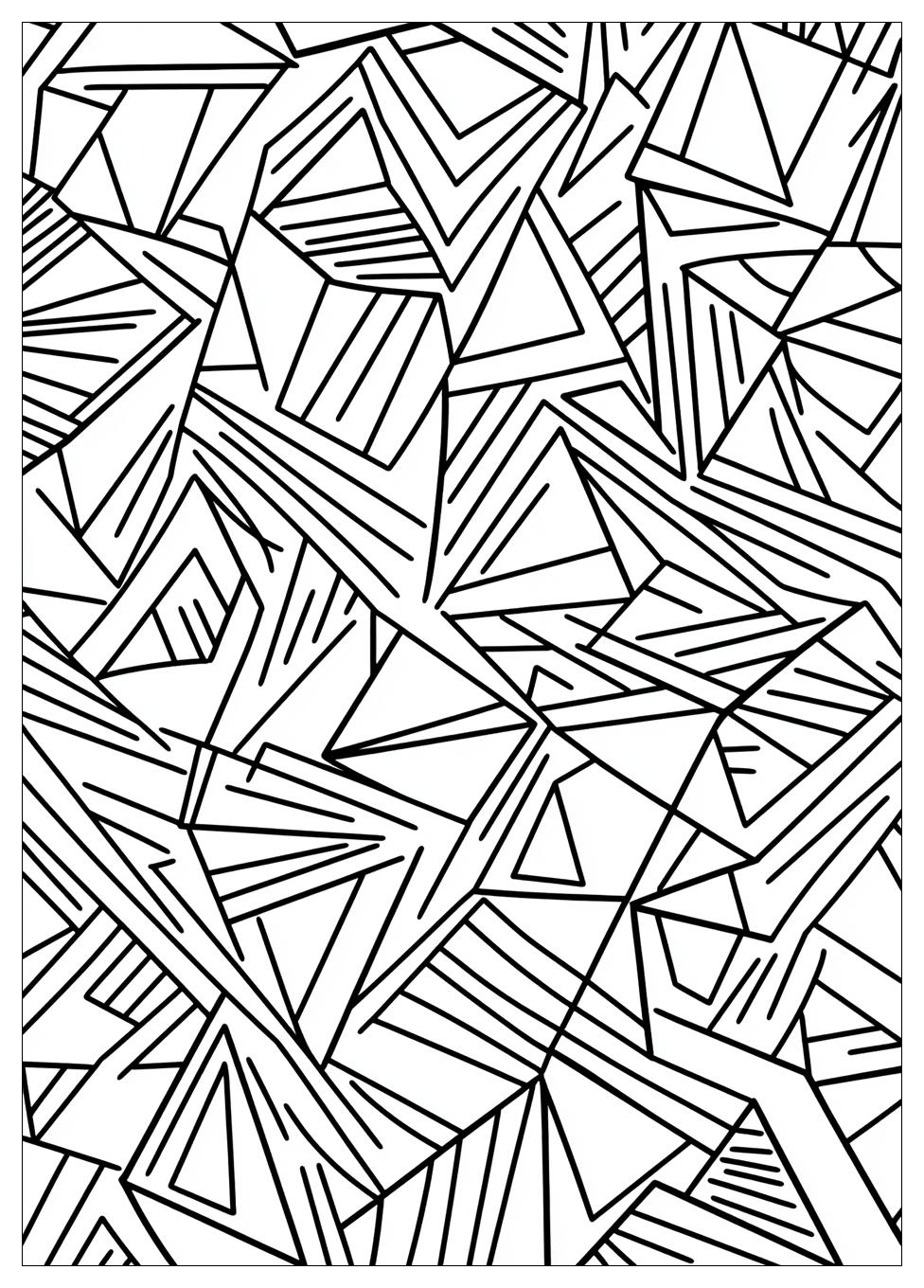 Free Printable Triangle Coloring Pages 14 Triangle Coloring Pages-14