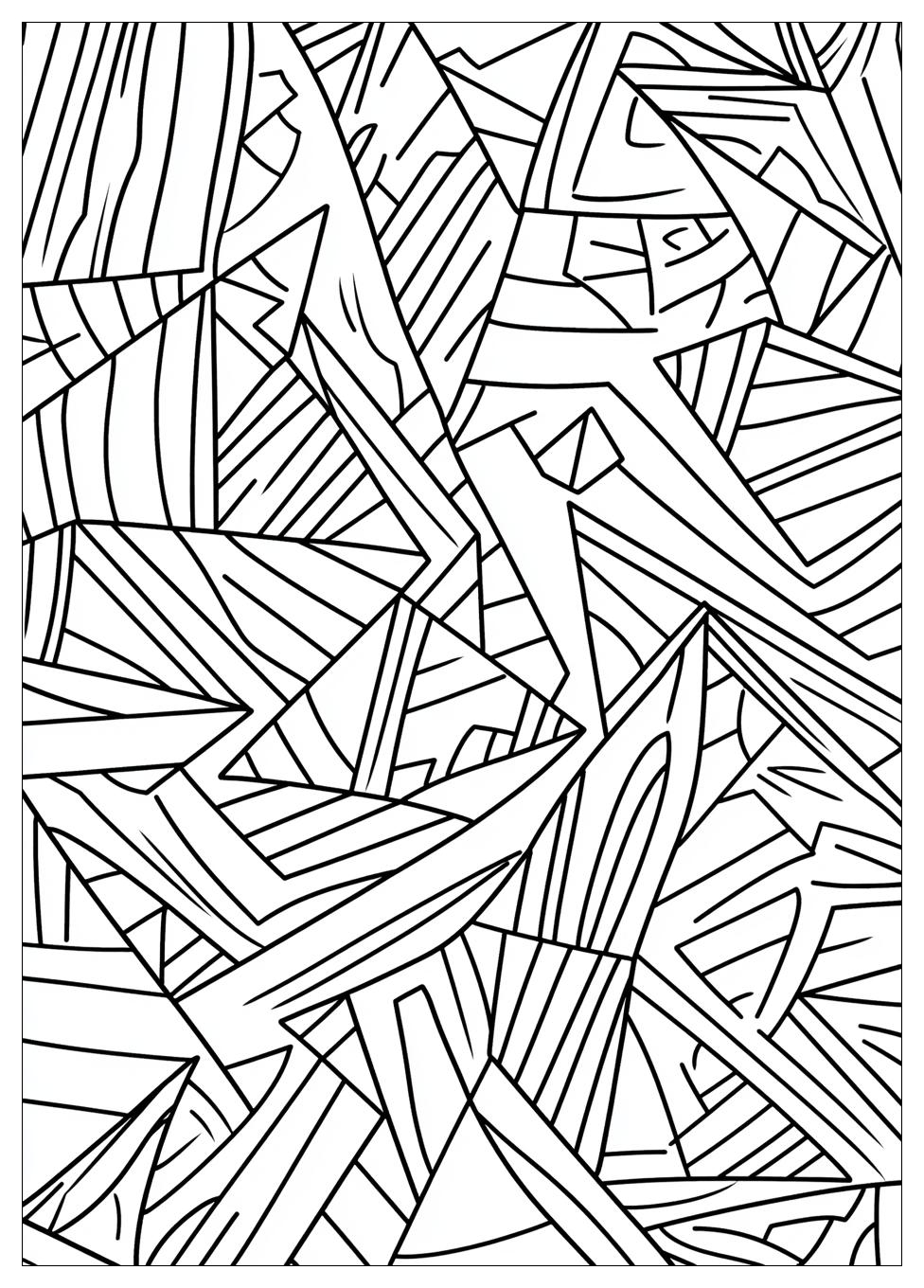 Free Printable Triangle Coloring Pages 2 Triangle Coloring Pages-2