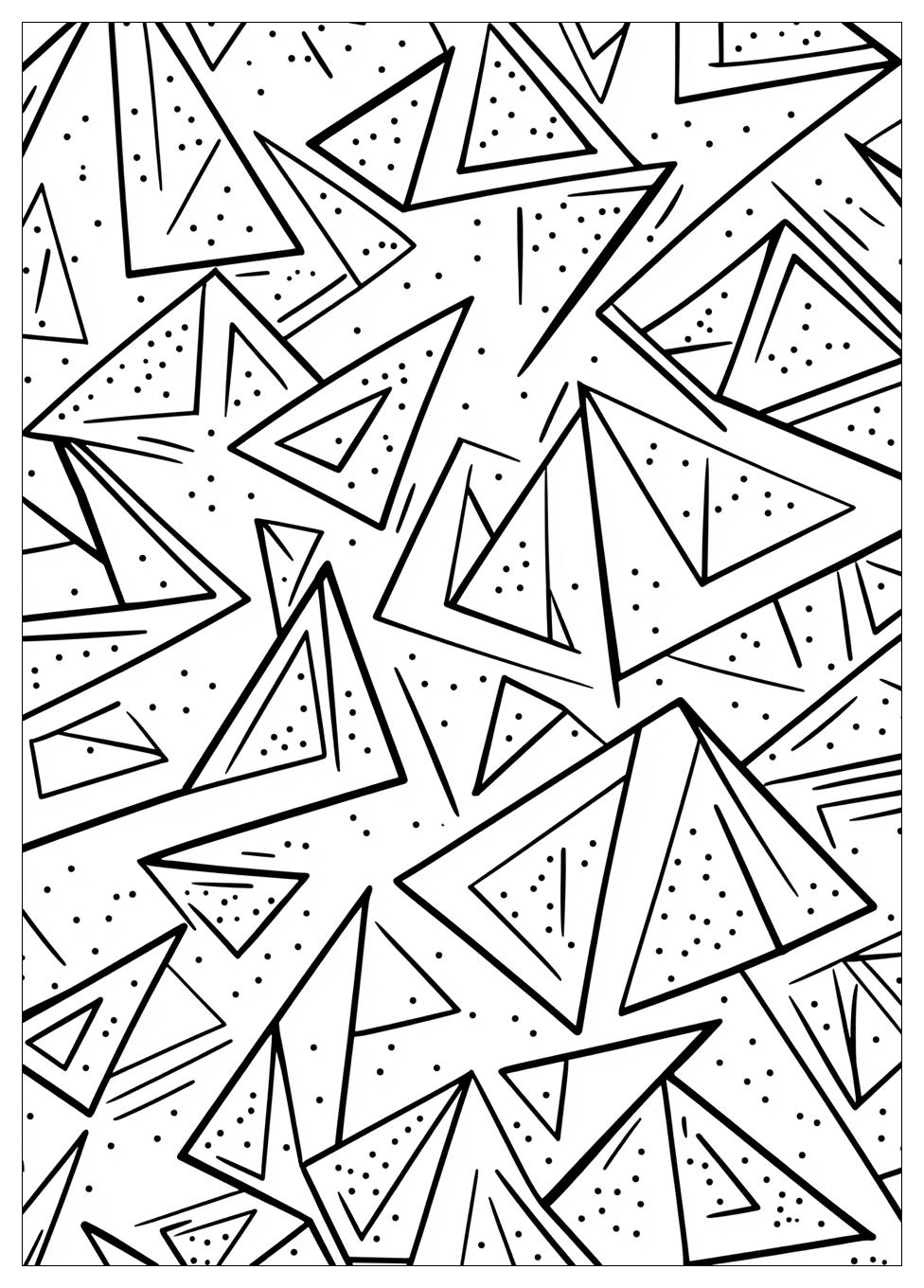 Free Printable Triangle Coloring Pages 5 Triangle Coloring Pages-5