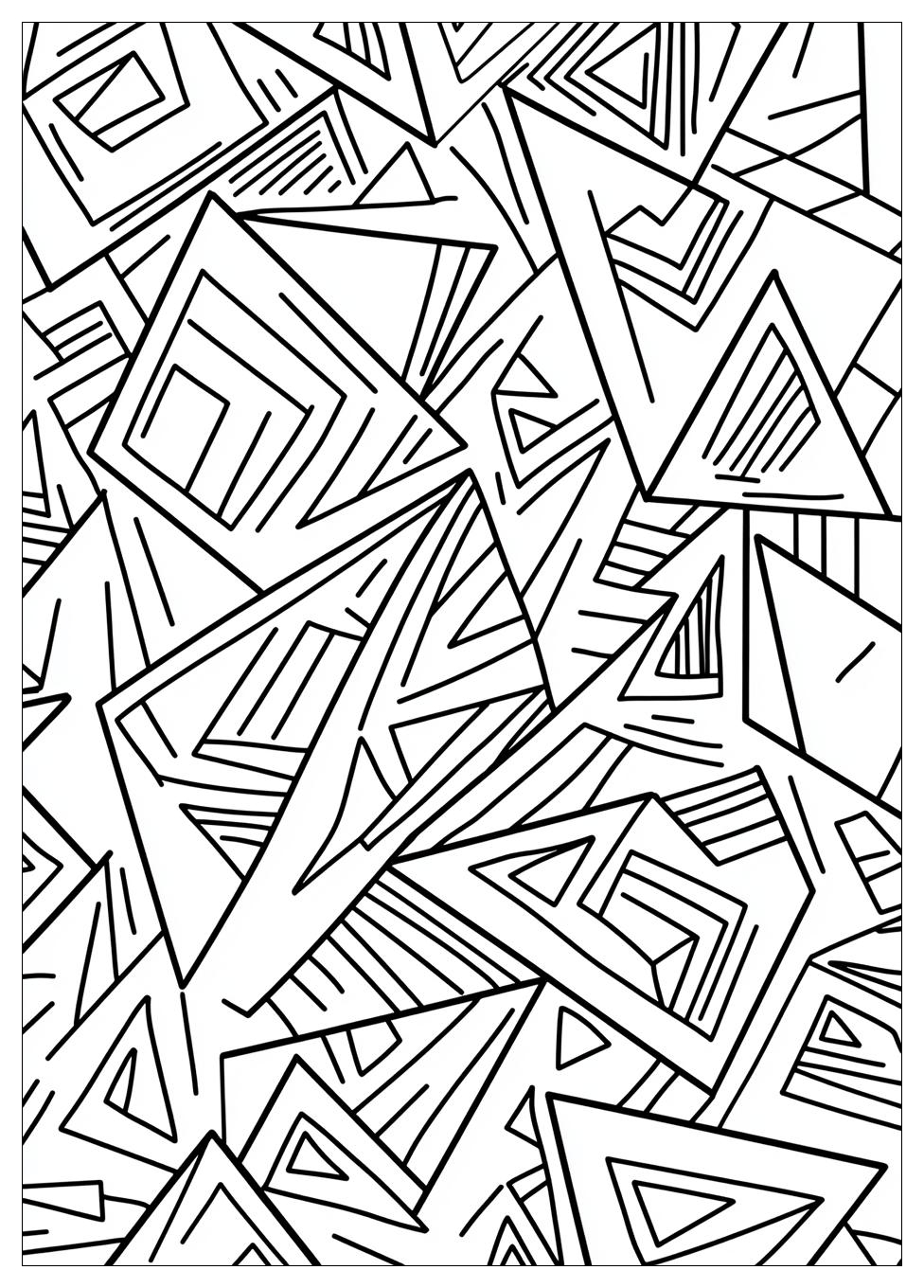 Free Printable Triangle Coloring Pages 7 Triangle Coloring Pages-7