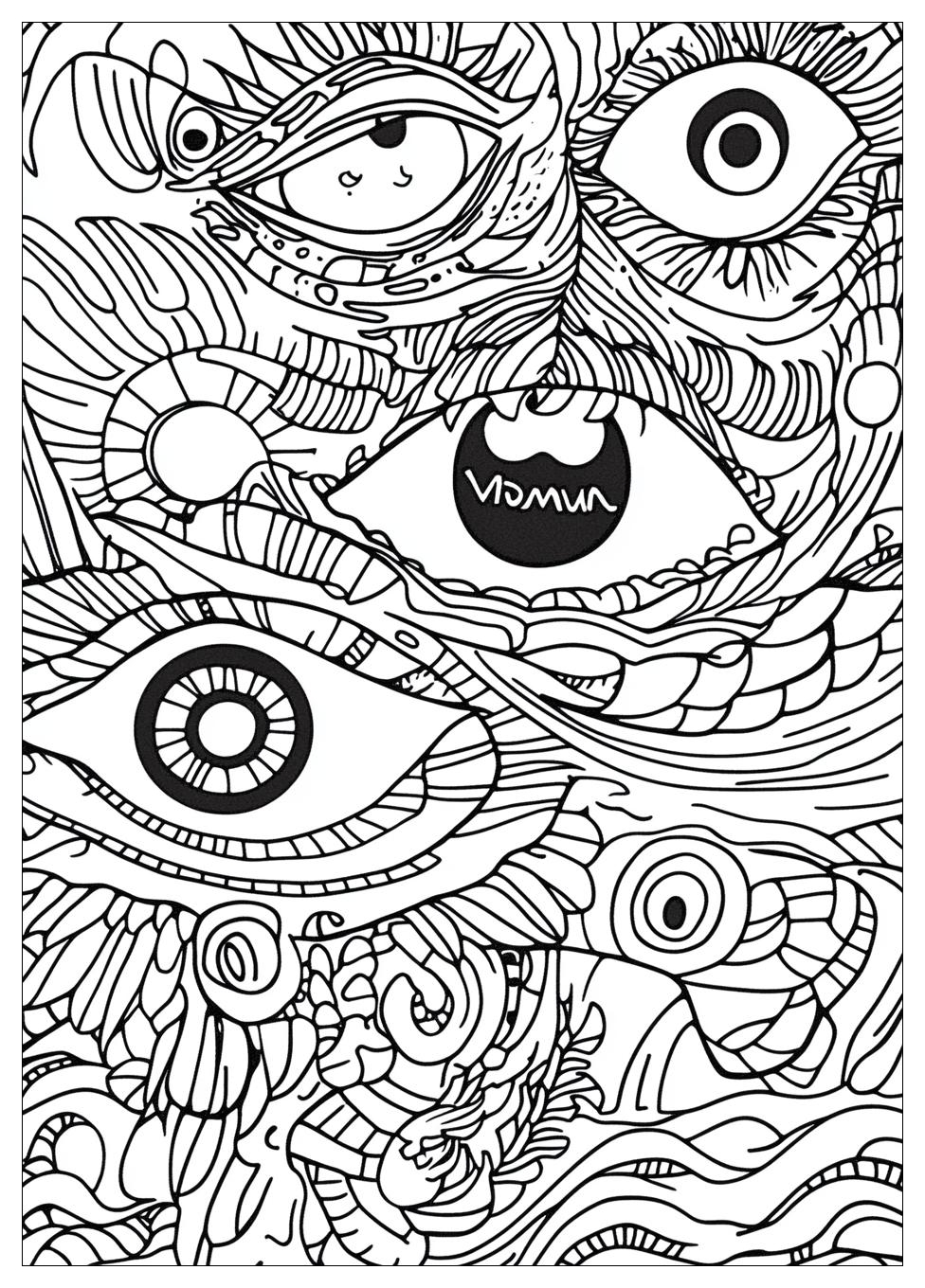 Trippy Coloring Pages-8