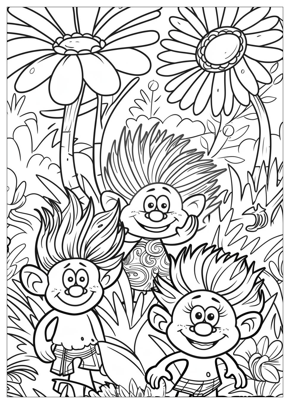 Trolls Coloring Pages-1