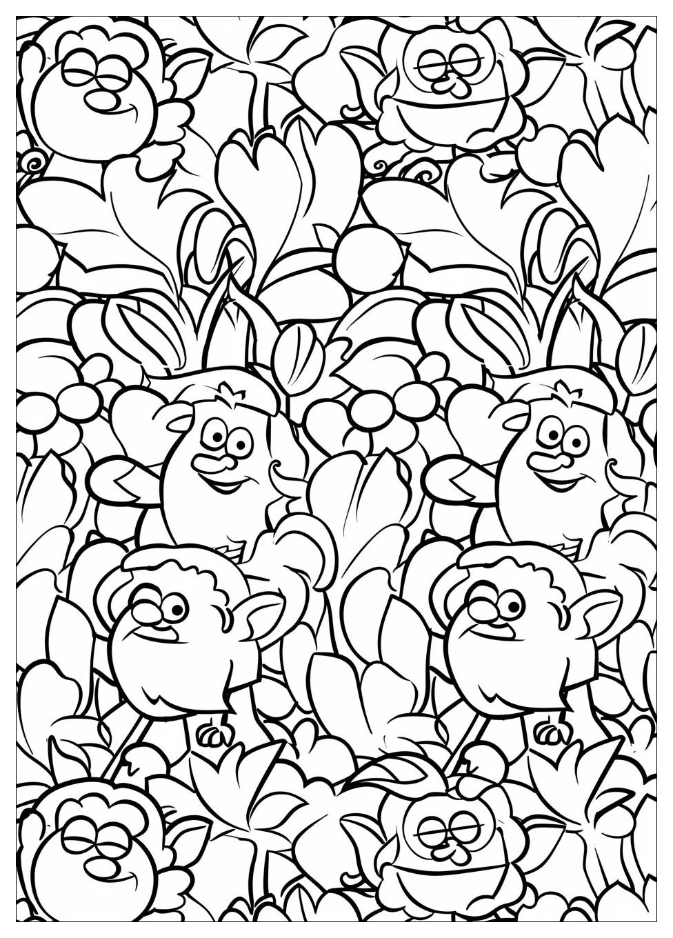Trolls Coloring Pages-7
