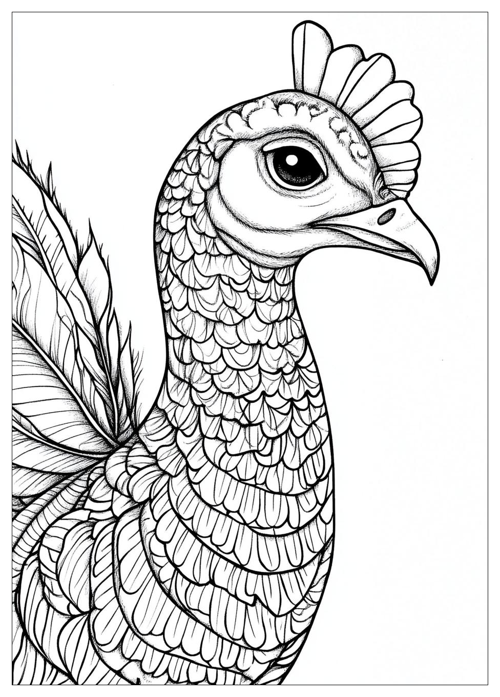 Turkey Coloring Pages-14