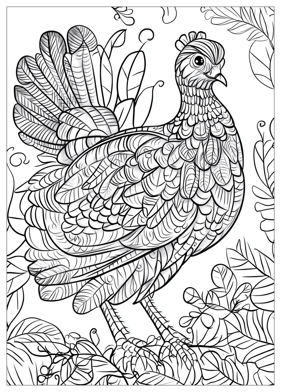 Turkey Coloring Pages-15