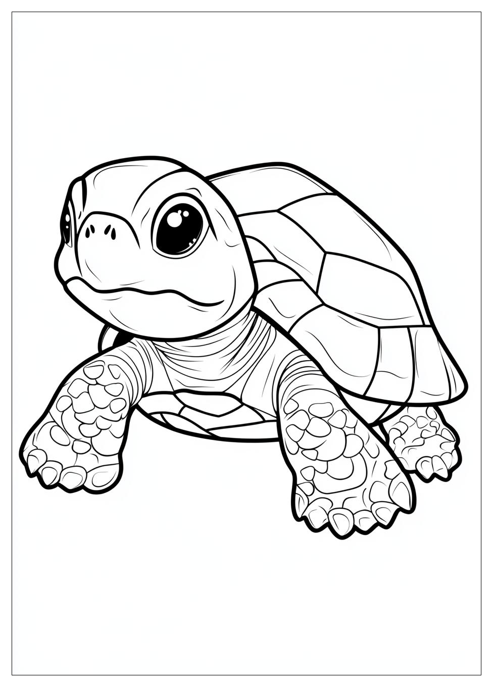 Turtle Coloring Pages-10