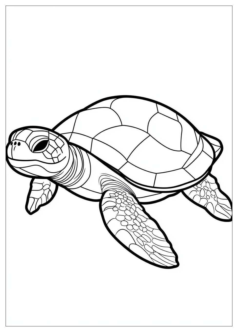 Turtle Coloring Pages-11