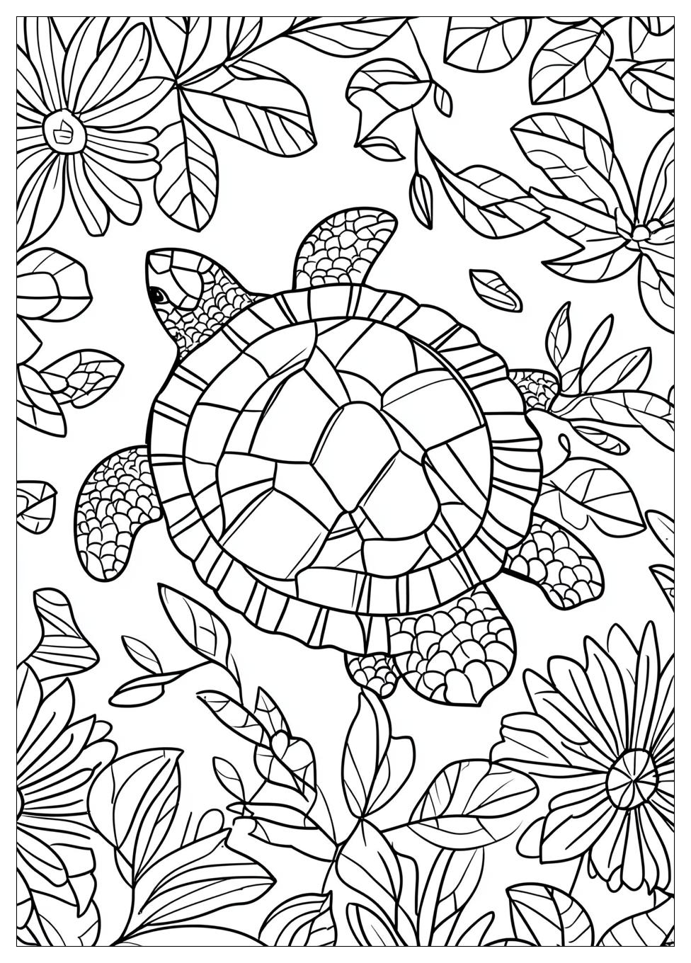 Turtle Coloring Pages-15