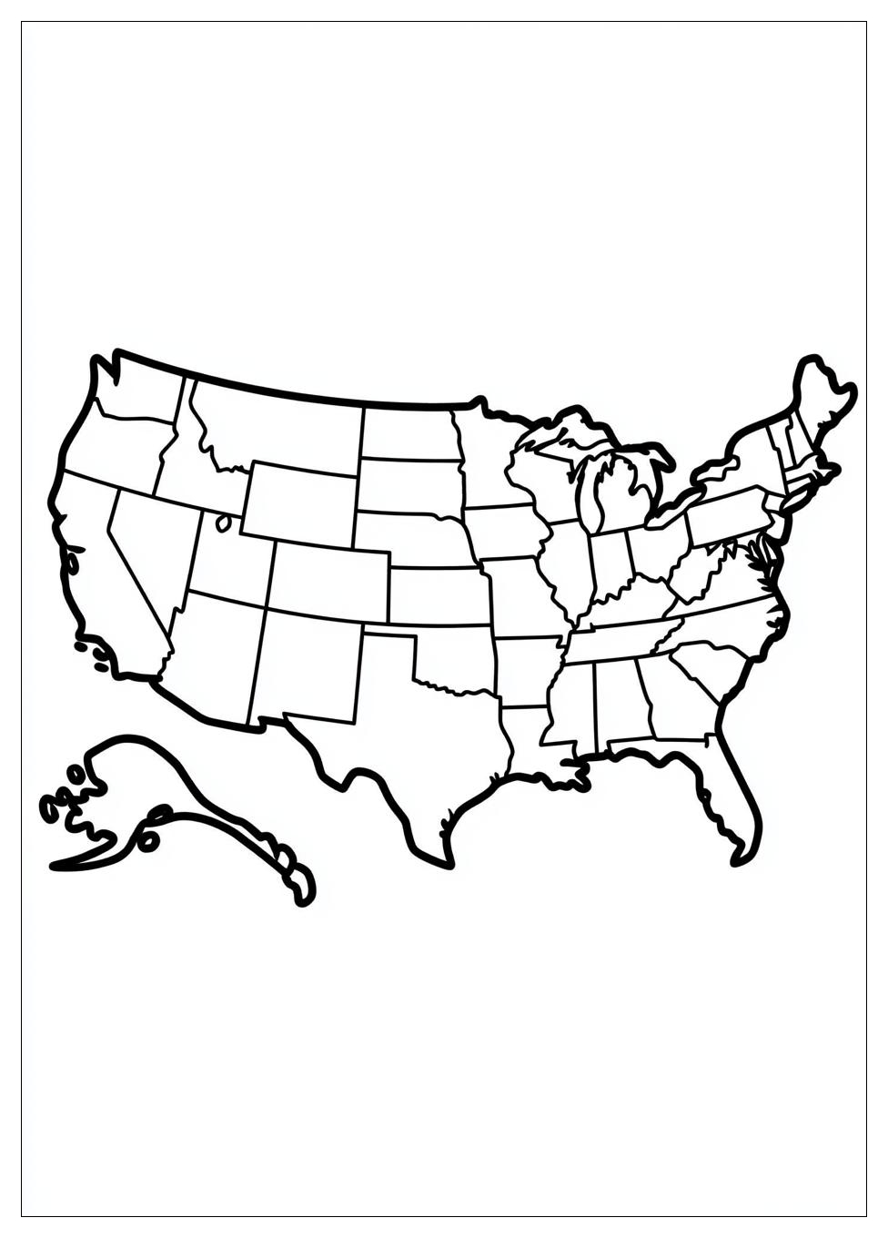 Free Printable USA Map Coloring Pages 11 USA Map Coloring Pages-11
