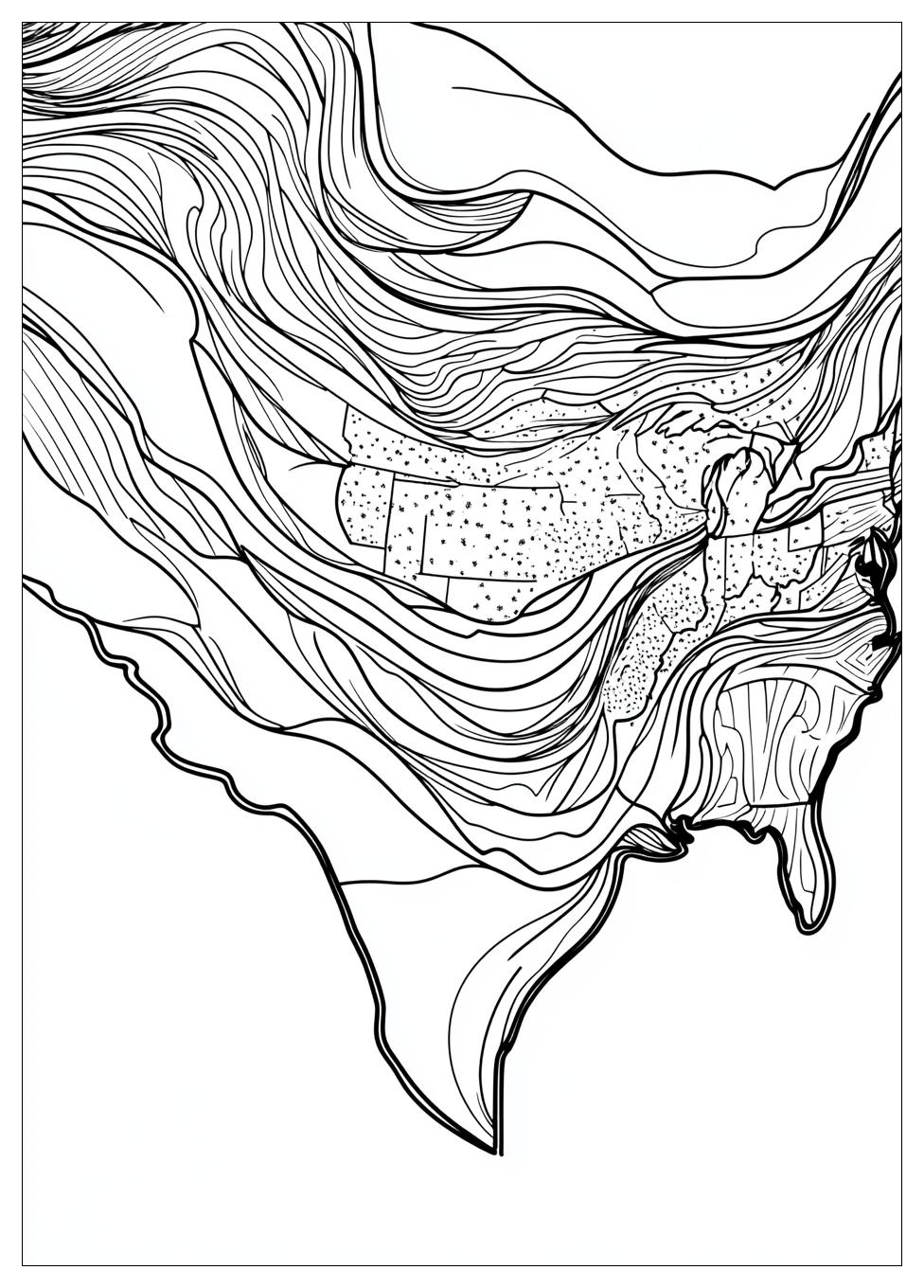 Free Printable USA Map Coloring Pages 13 USA Map Coloring Pages-13