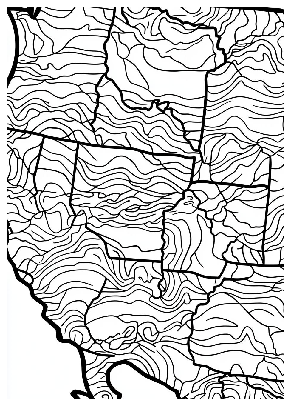 Free Printable USA Map Coloring Pages 17 USA Map Coloring Pages-17