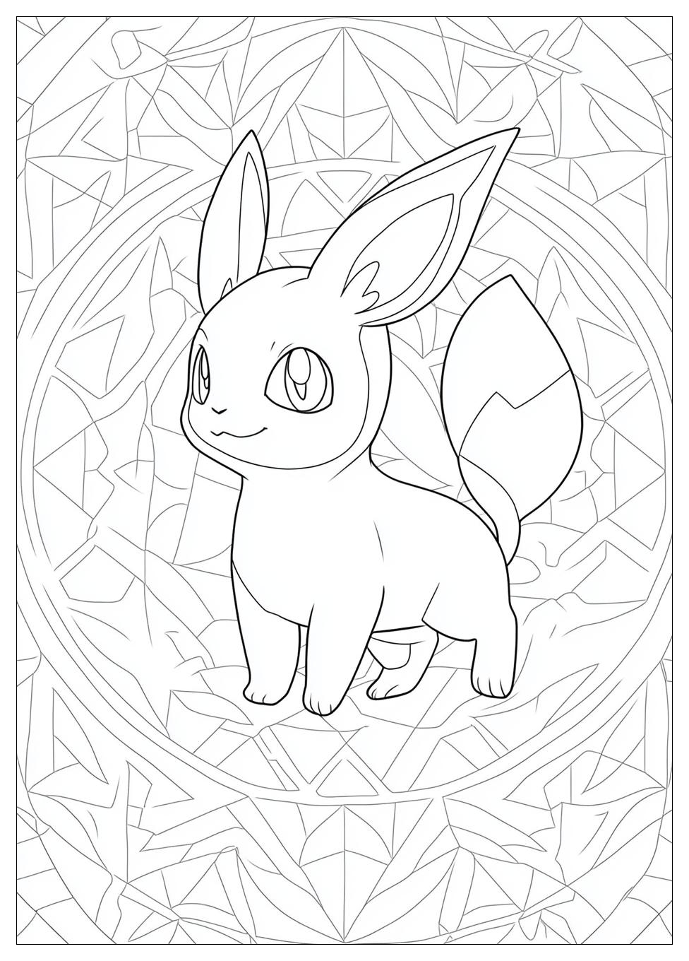 Umbreon Coloring Pages-1