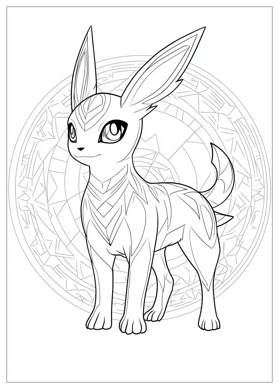 Umbreon Coloring Pages-16
