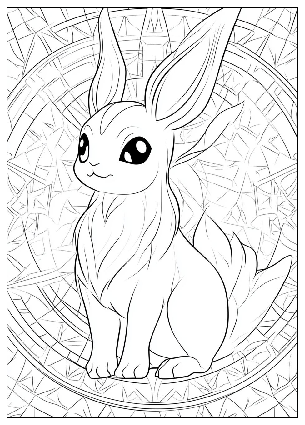 Umbreon Coloring Pages-18