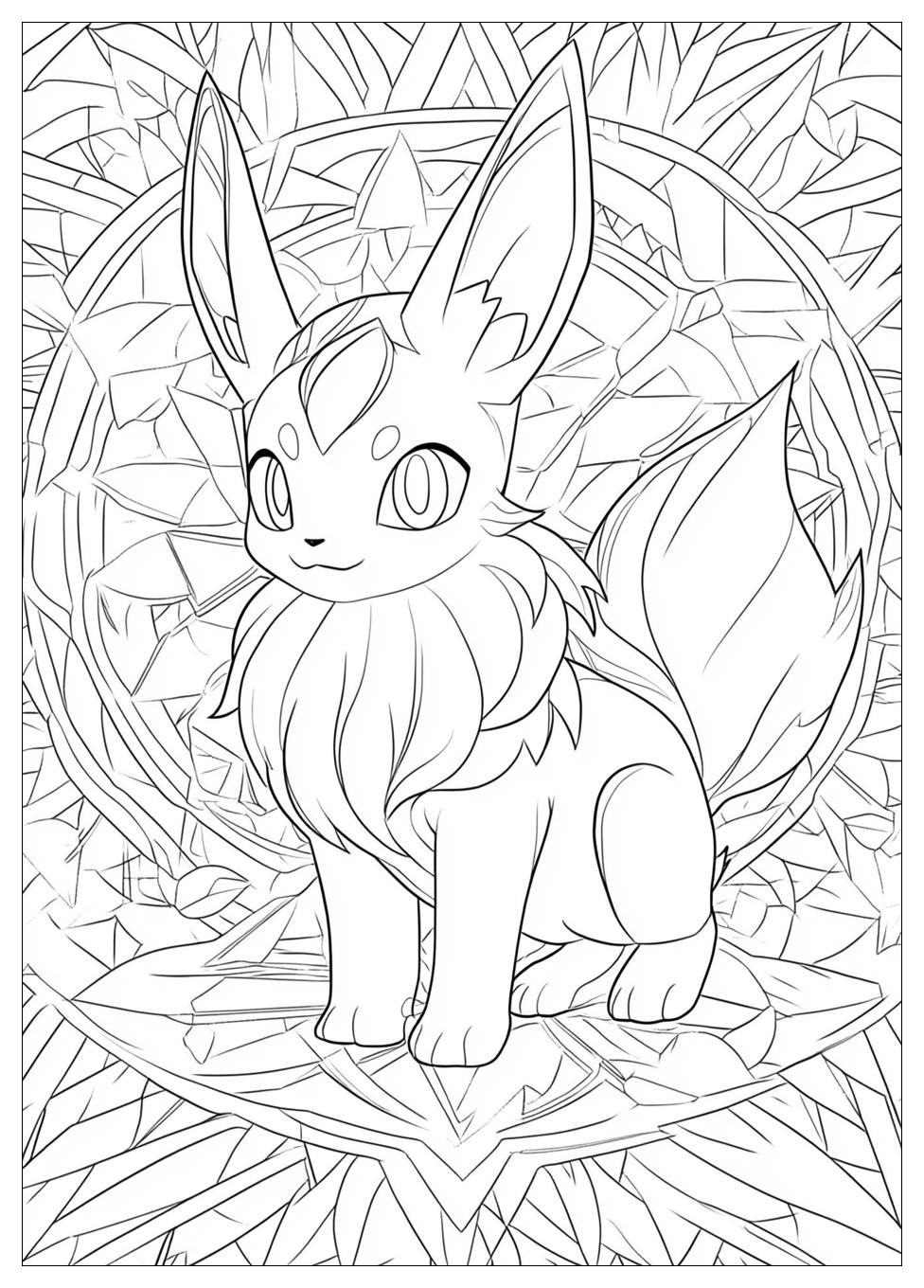 Umbreon Coloring Pages-19
