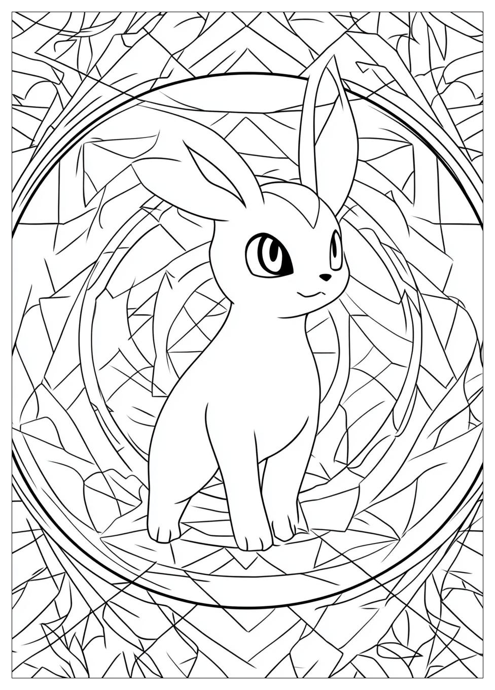 Umbreon Coloring Pages-2