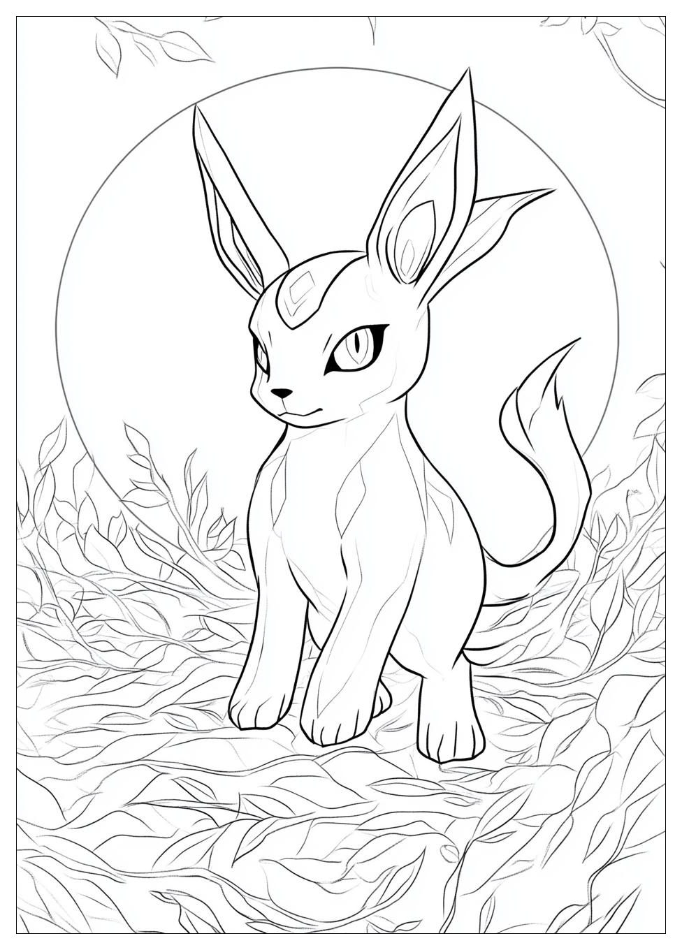 Umbreon Coloring Pages-20