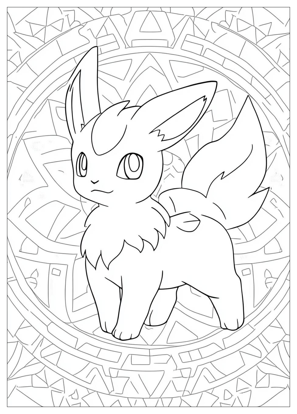 Umbreon Coloring Pages-3