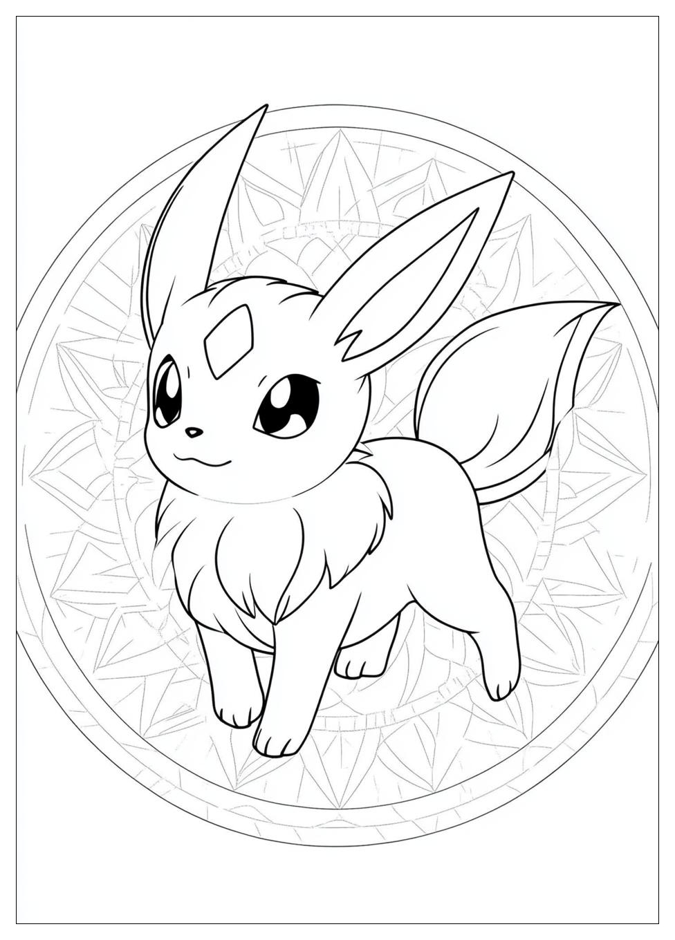Umbreon Coloring Pages-4