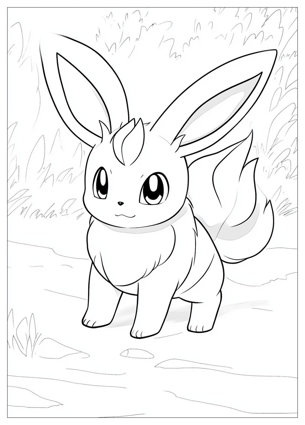 Umbreon Coloring Pages-8