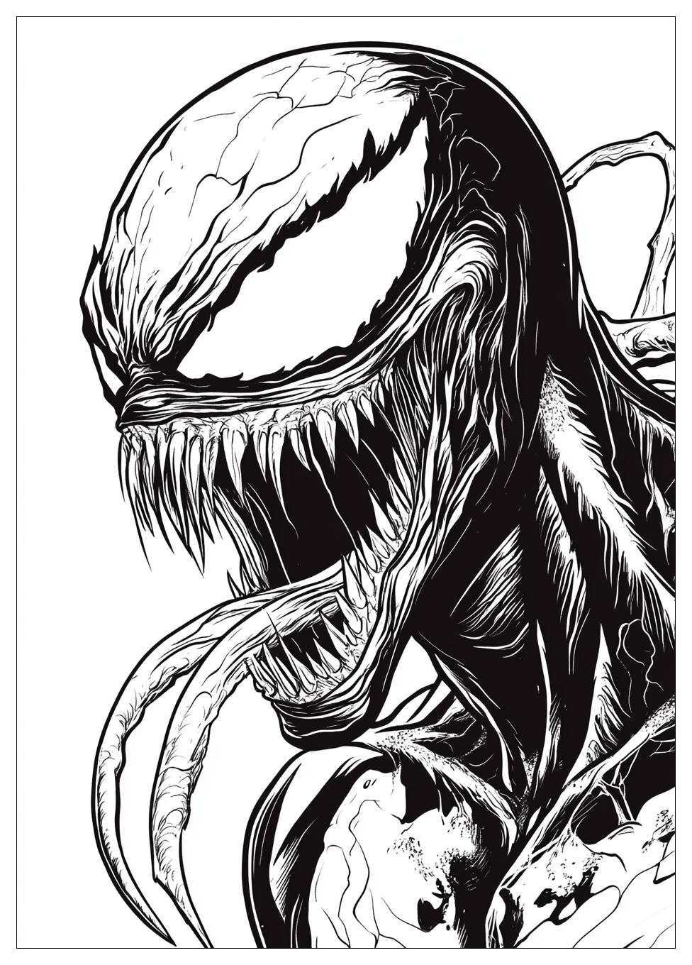 Venom Coloring Pages-11