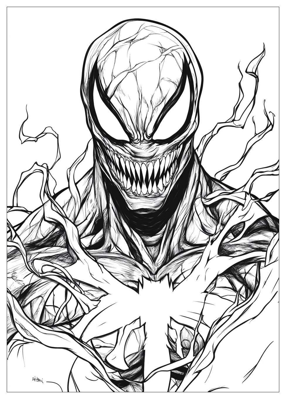 Venom Coloring Pages-13