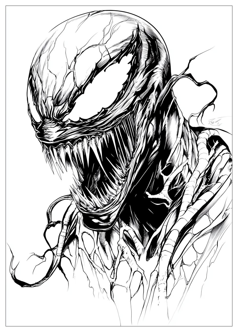 Venom Coloring Pages-16