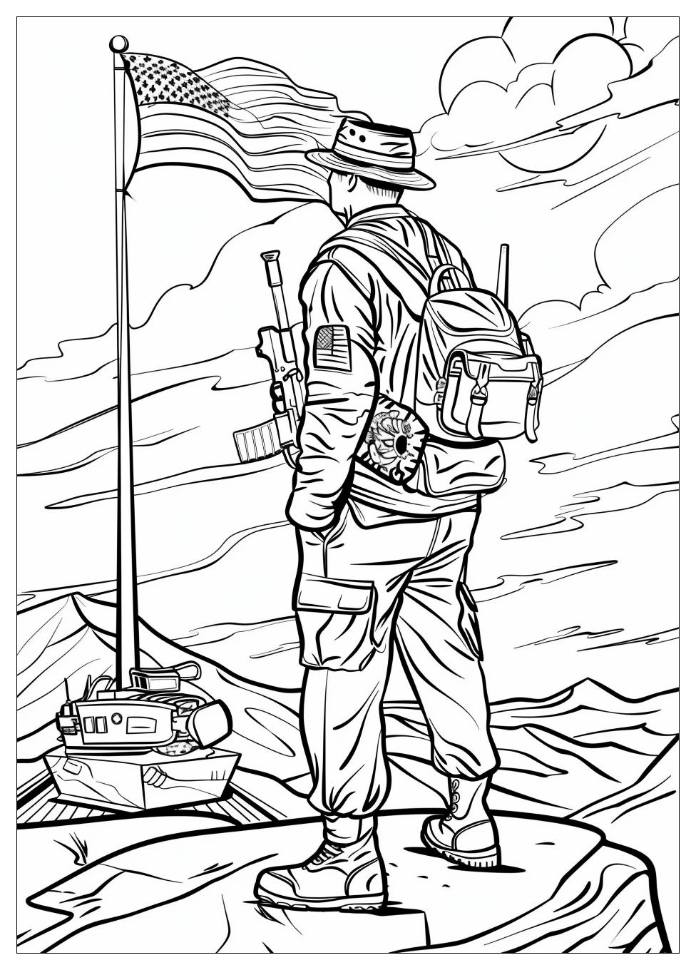 Veterans Day Coloring Pages-13