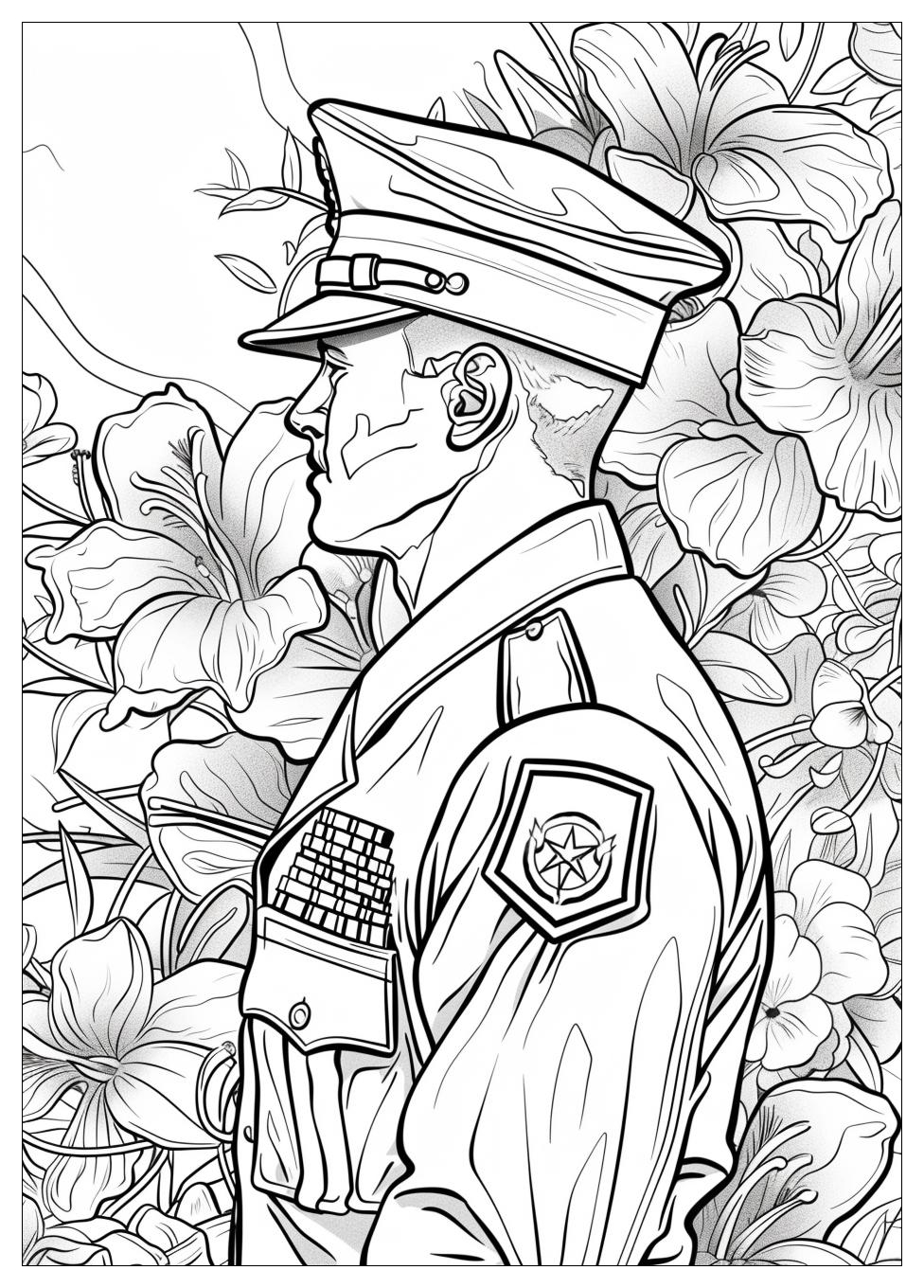 Veterans Day Coloring Pages-9