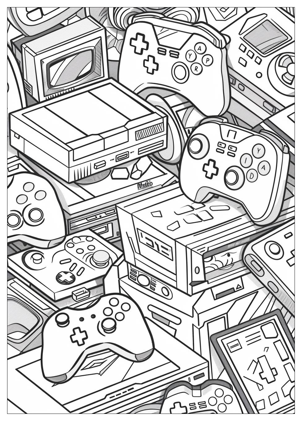Video Game Coloring Pages-11