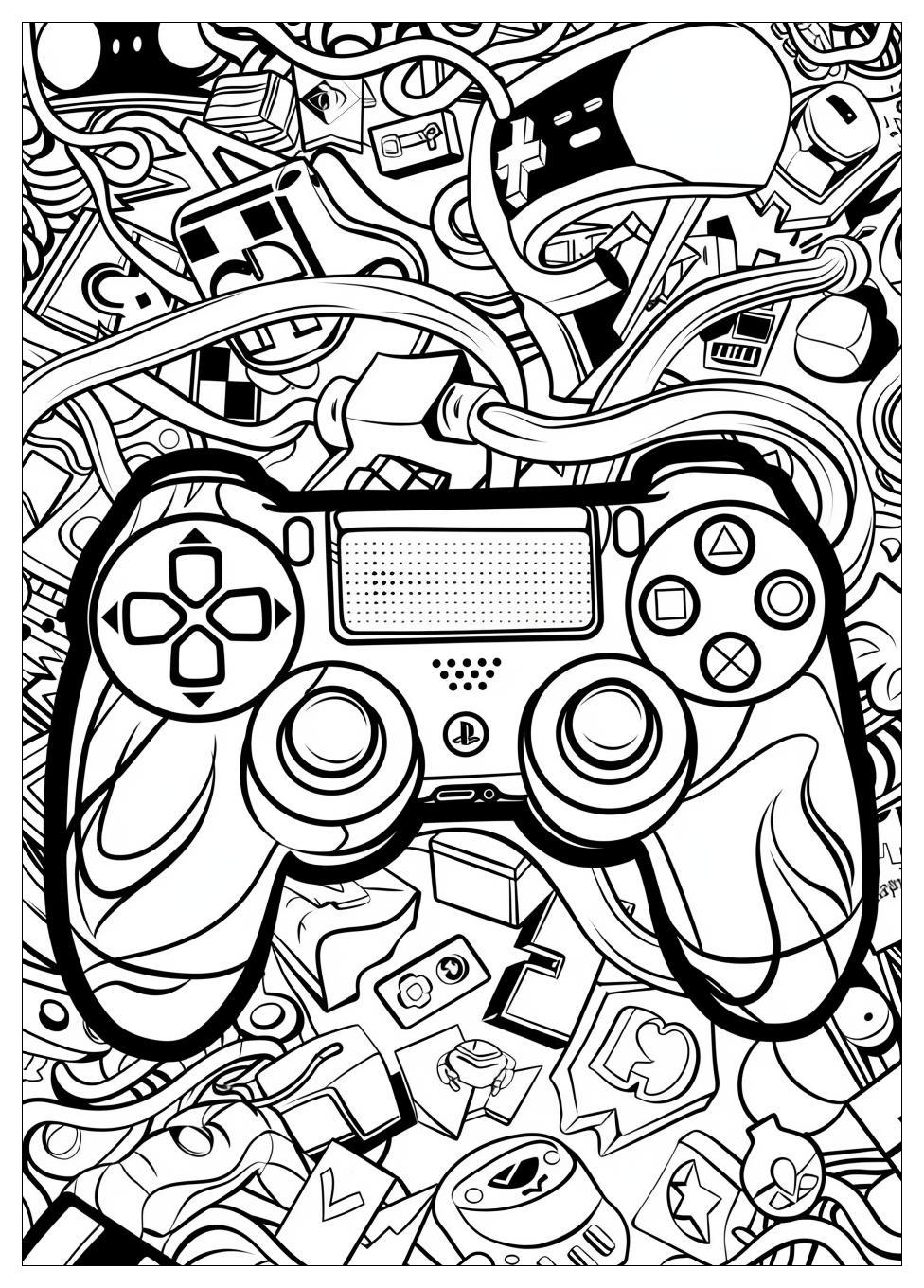 Video Game Coloring Pages-19