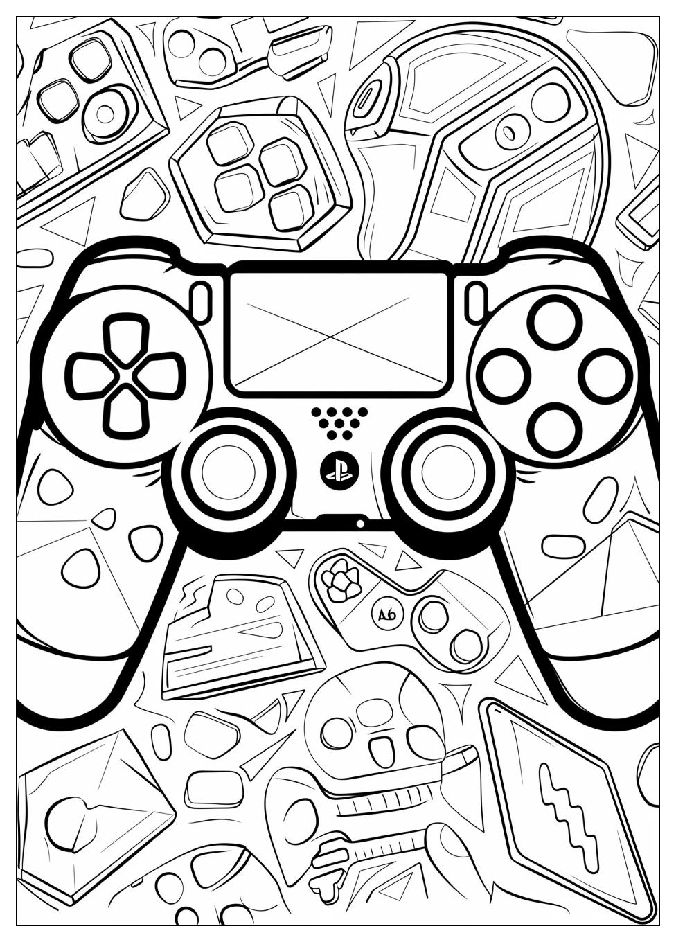 Video Game Coloring Pages-3