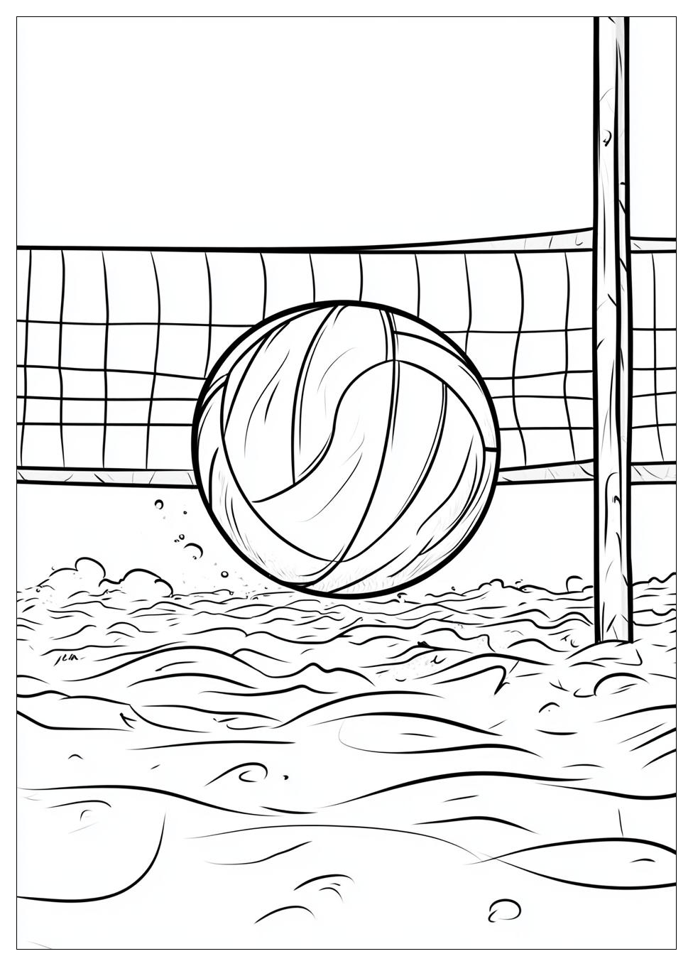 Volleyball Coloring Pages-7