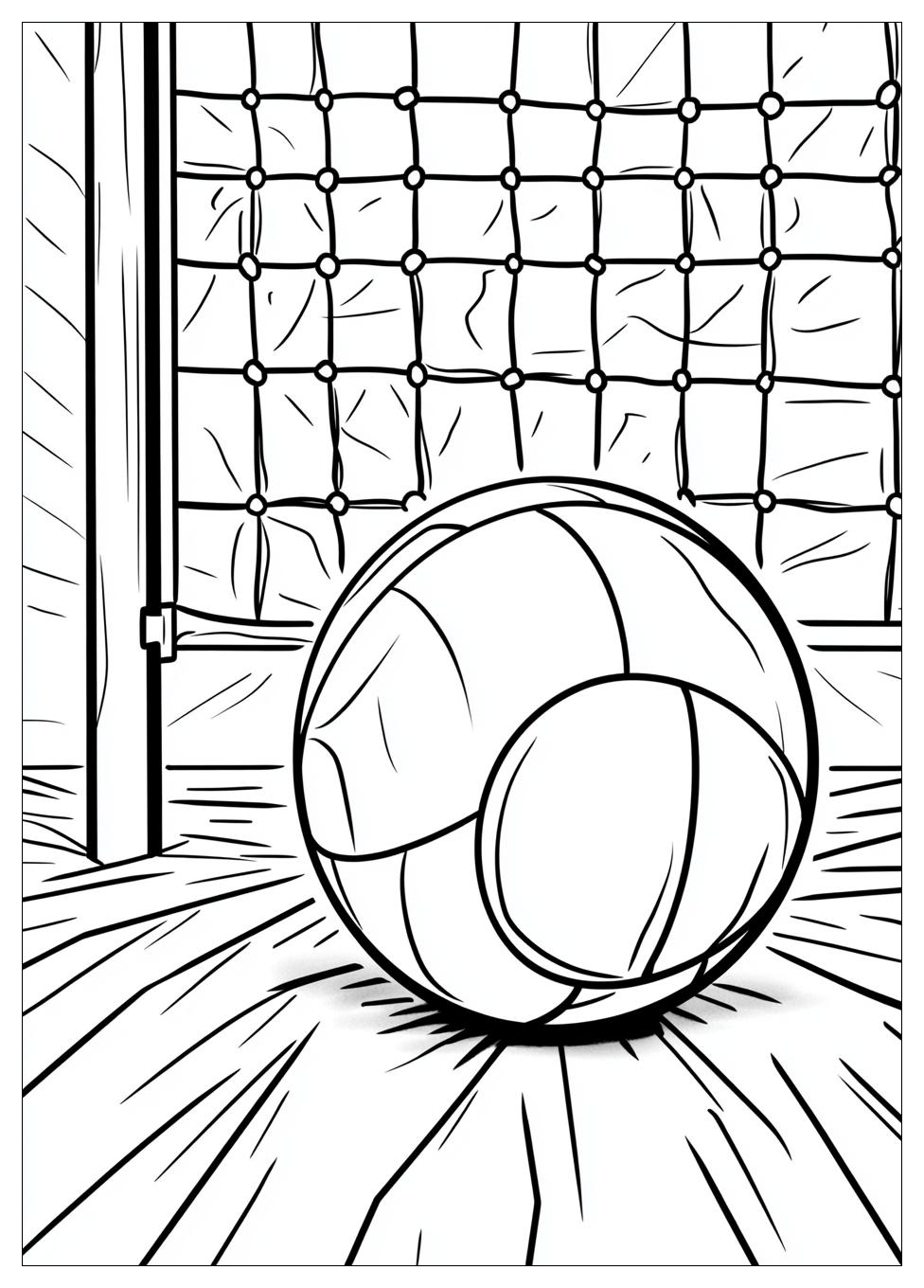 Volleyball Coloring Pages-9