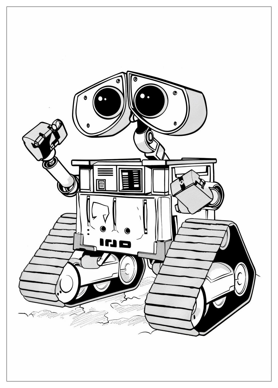 Wall E Coloring Pages-12