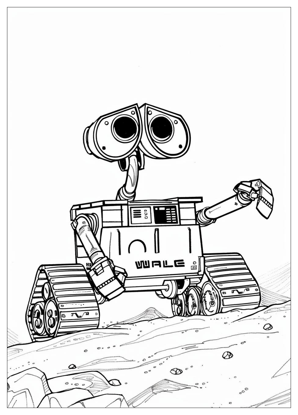 Wall E Coloring Pages-13