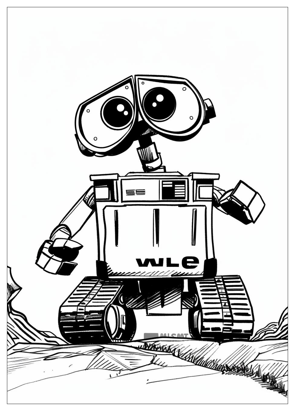 Wall E Coloring Pages-15
