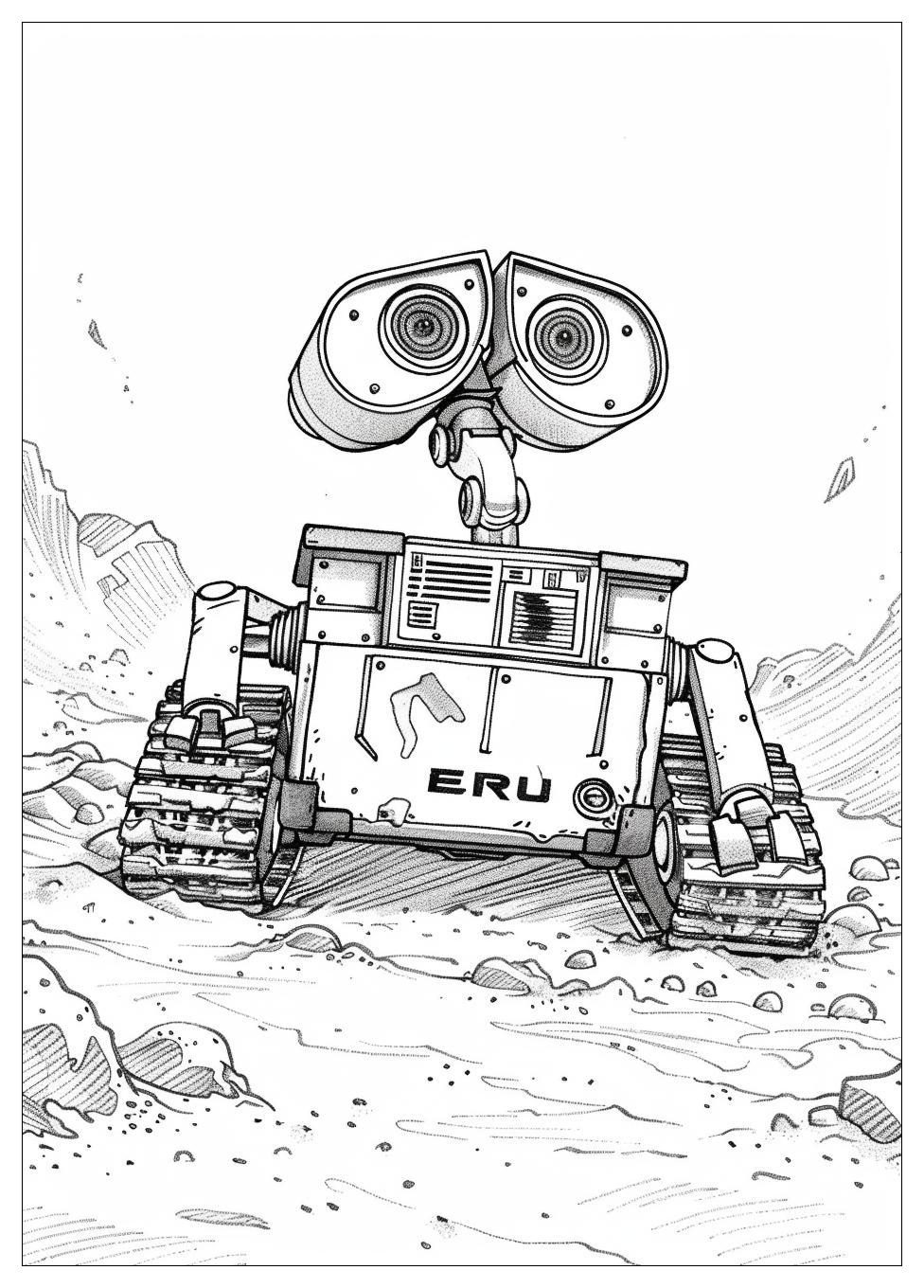 Wall E Coloring Pages-16