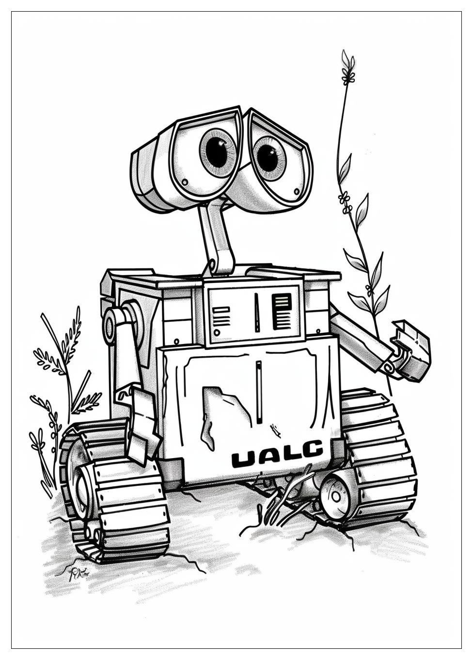 Wall E Coloring Pages-17
