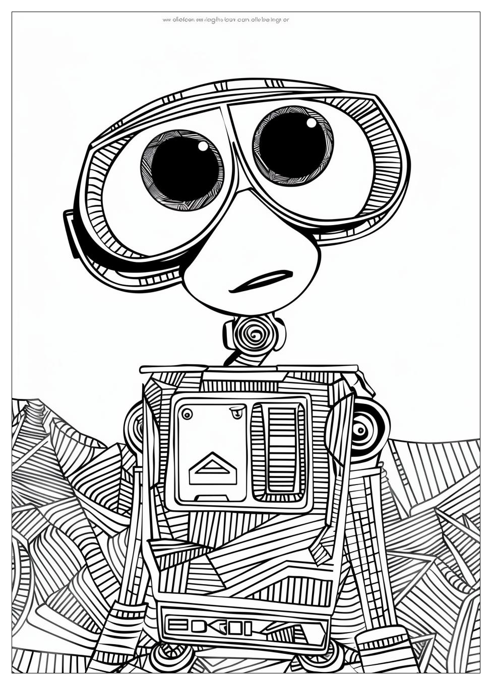 Wall E Coloring Pages-18