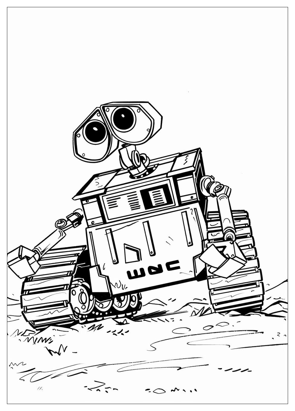 Wall E Coloring Pages-19